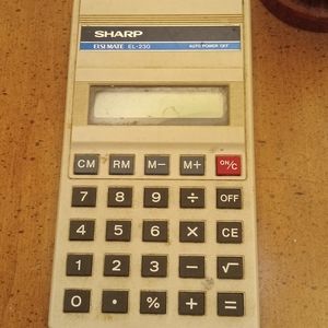 Sharp el-230 calculator
